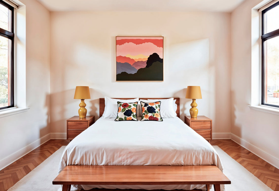 "Elevate Your Bedroom: Introducing Our Solid Acacia Wood Bed Frames"